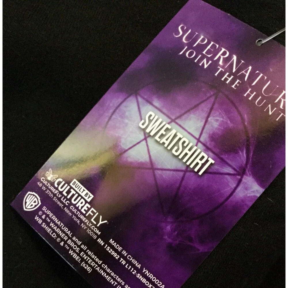 Supernatural Winchester Bros XL Sweatshirt Culturefly Ex Sam & Dean Castiel